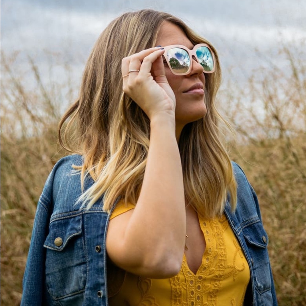 Lauren Aikens Rose Gold Diff Eyewear Sunglasses